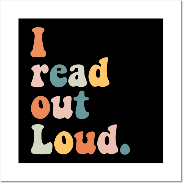 bookworm gift reading books out loud Wall Art by Pharmacy Tech Gifts